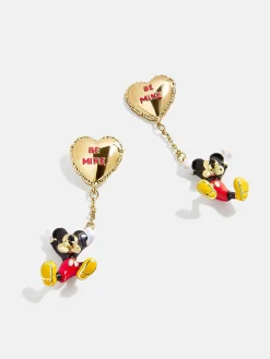 Disney Mickey Mouse Be Mine Earrings - Gold