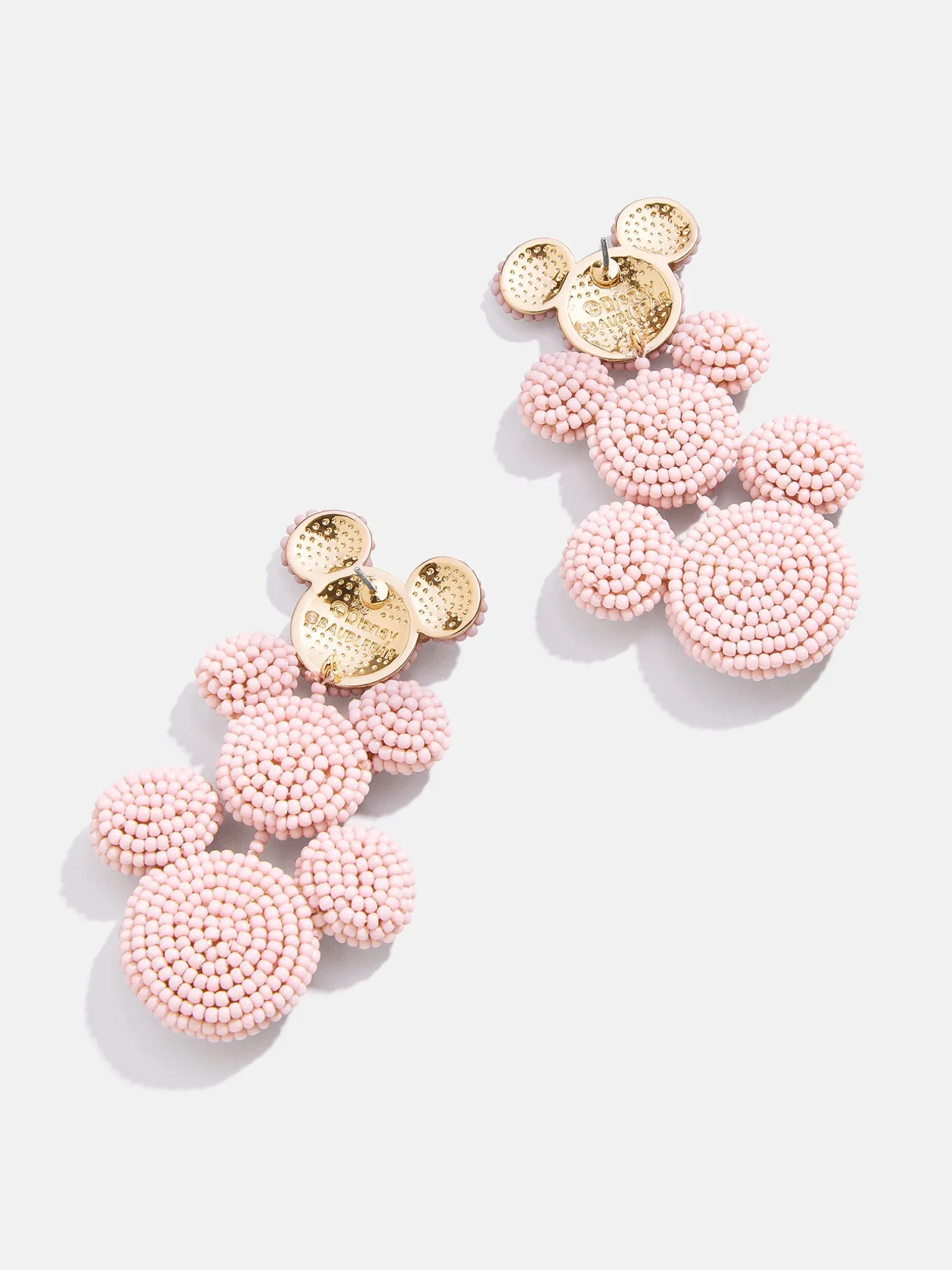 Disney Mickey Mouse Beaded Statement Earrings - Pink
