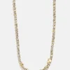 Disney Mickey Mouse Bezel Custom Tennis Necklace - Gold/Pavé