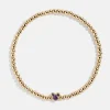 Disney Mickey Mouse Birthstone Pisa Bracelet - Amethyst