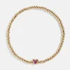 Disney Mickey Mouse Birthstone Pisa Bracelet - Rose
