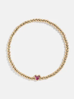 Disney Mickey Mouse Birthstone Pisa Bracelet - Rose