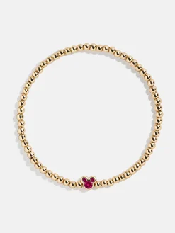 Disney Mickey Mouse Birthstone Pisa Bracelet - Ruby