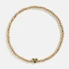 Disney Mickey Mouse Birthstone Pisa Bracelet - Peridot