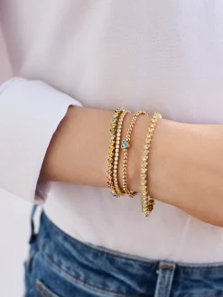 Disney Mickey Mouse Birthstone Pisa Bracelet - Blue Zircon