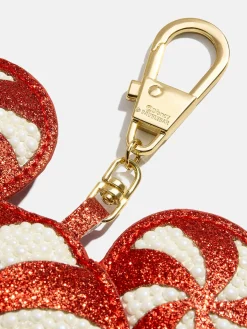 Disney Mickey Mouse Candy Cane Puff Bag Charm - Disney Candy Cane Bag Puff Bag Charm