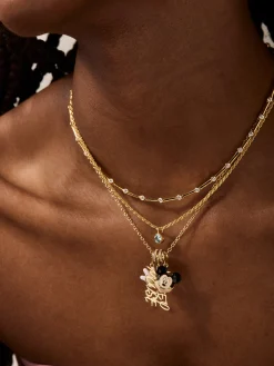 Disney Mickey Mouse Cluster Charm Necklace - Mickey Mouse
