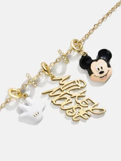Disney Mickey Mouse Cluster Charm Necklace - Mickey Mouse