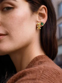 Disney Mickey Mouse Cookie Cutter Earrings - Gingerbread Man Delicate Stud Earrings