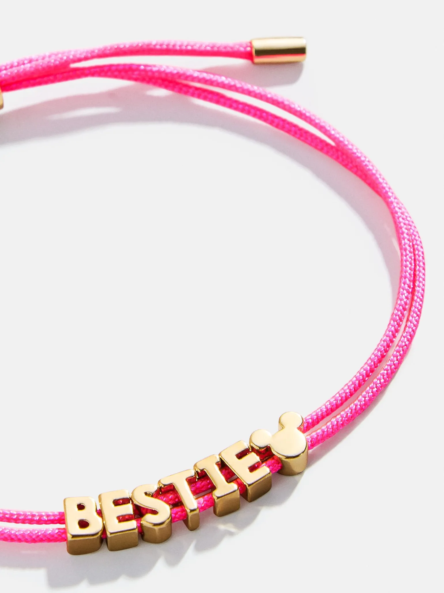 Disney Mickey Mouse Custom Cord Bracelet - Hot Pink