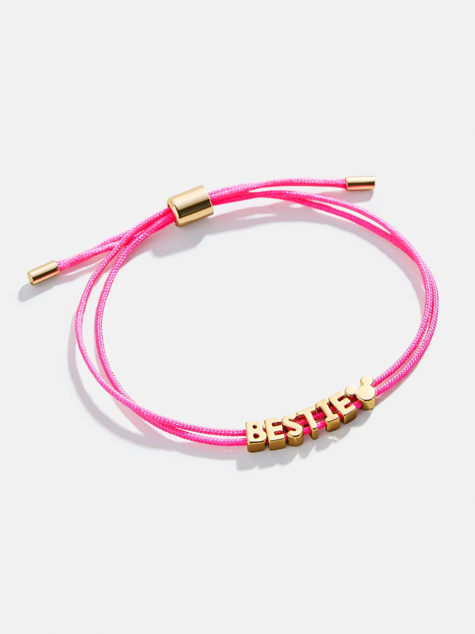 Disney Mickey Mouse Custom Cord Bracelet - Hot Pink