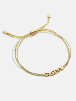 Disney Mickey Mouse Custom Cord Bracelet - Gold
