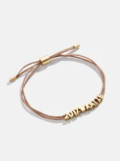 Disney Mickey Mouse Custom Cord Bracelet - Taupe