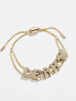 Disney Mickey Mouse Custom Slider Bracelet - Pavé Bubble Double Strand