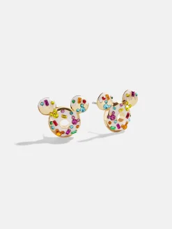 Disney Mickey Mouse Donut Earrings - Disney Donut Earrings