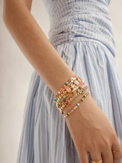 Disney Mickey Mouse Donut Bracelet - Gold/Multi