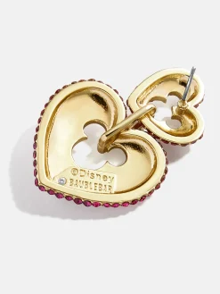 Disney Mickey Mouse Heart Statement Earrings - Pink