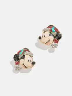 Disney Mickey Mouse Holly Jolly Earrings - Mickey Mouse