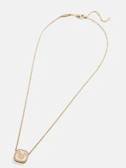 Disney Mickey Mouse 18K Gold Plated Sterling Silver Pendant Necklace - Gold/Pavé