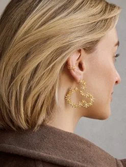 Disney Mickey Mouse Let It Glow Earrings - Statement Snowflake Earrings