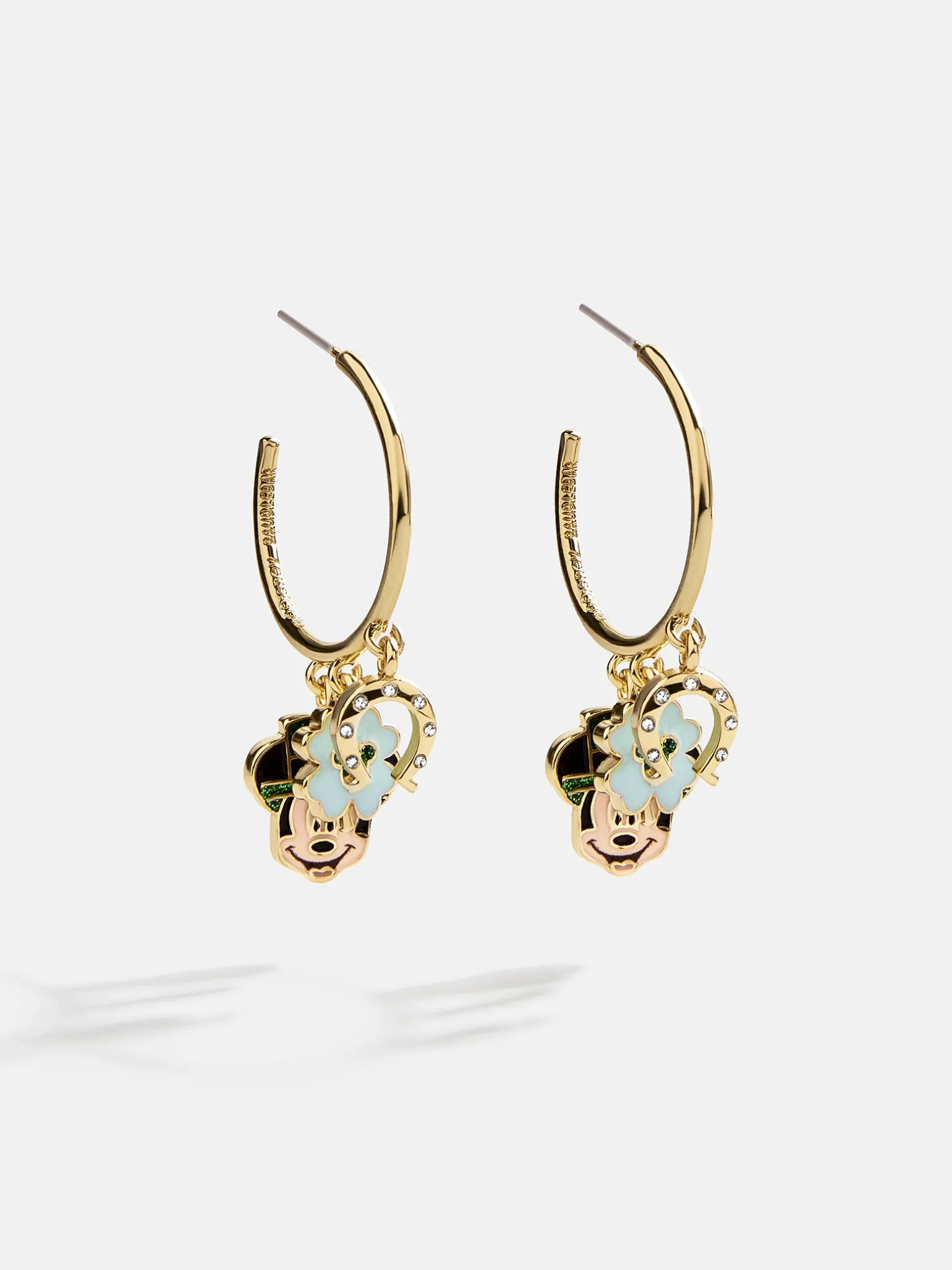 Disney Mickey Mouse Lucky Charms Hoop Earrings - Mickey Mouse