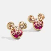 Disney Mickey Mouse Ombre Pave Earring - Pink