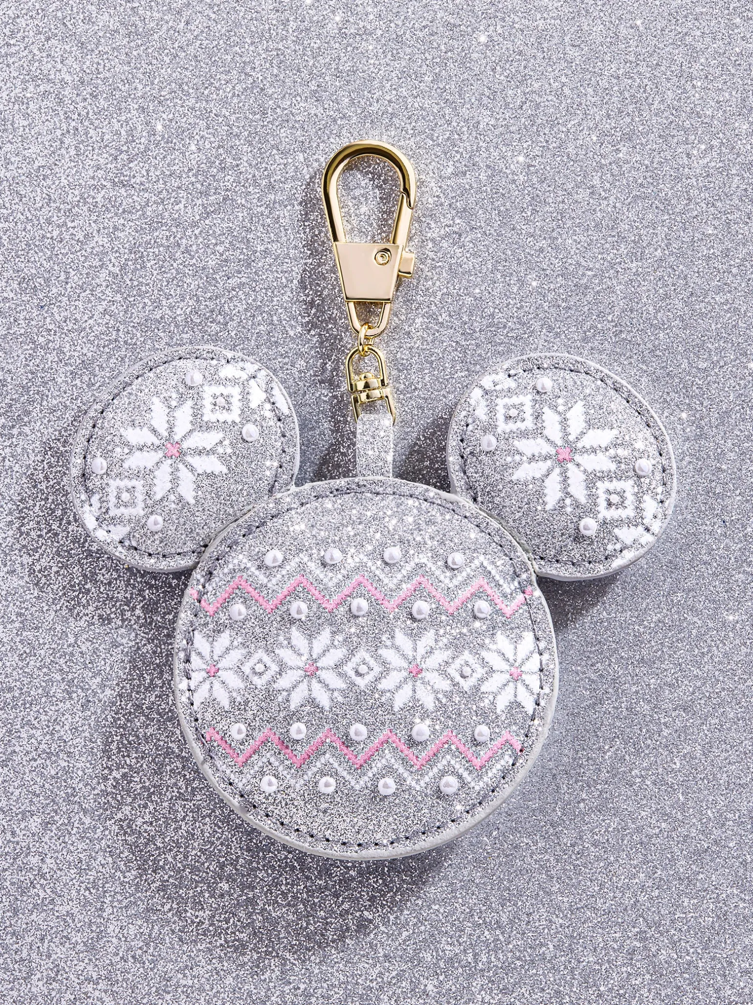 Disney Mickey Mouse Ornament Puff Bag Charm - Disney Ornament Bag Charm