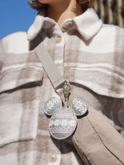 Disney Mickey Mouse Ornament Puff Bag Charm - Disney Ornament Bag Charm