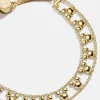 Disney Mickey Mouse Repeating Slider Bracelet - Gold