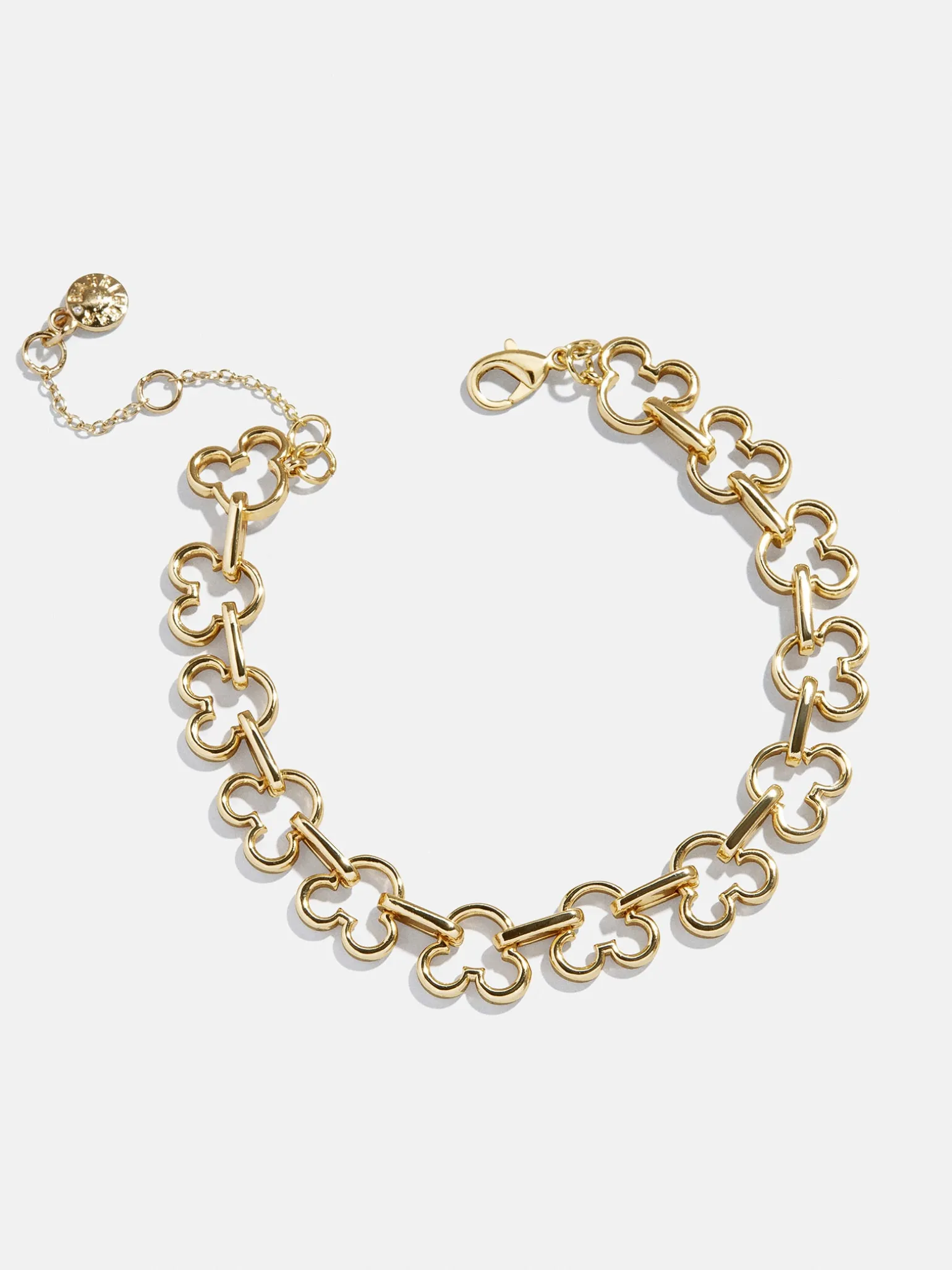 Disney Mickey Mouse Repeating Outline Bracelet - Gold