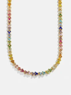 Disney Mickey Mouse Repeating Tennis Necklace - Multi