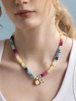Disney Mickey Mouse Semi-Precious Necklace - Multi