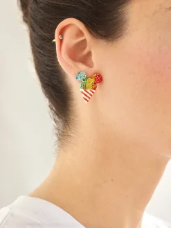 Disney Mickey Mouse Snow Cone Earrings - Disney Snow Cone Earrings
