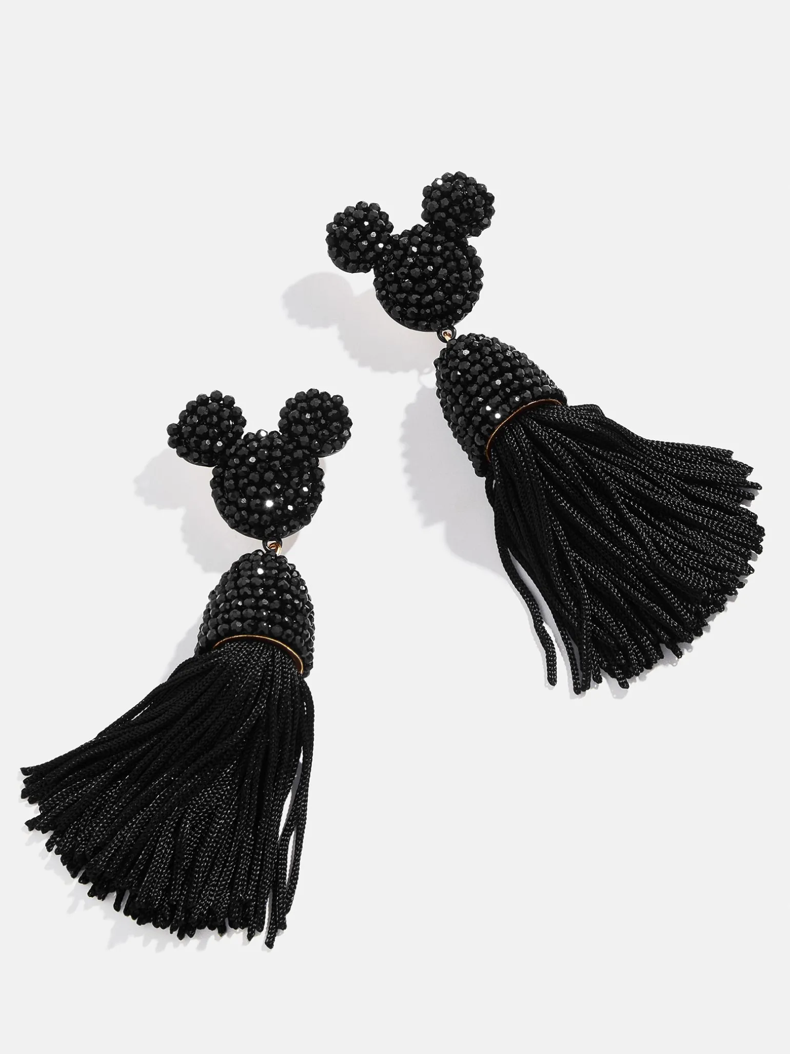 Disney Mickey Mouse Tassel Earrings - Black