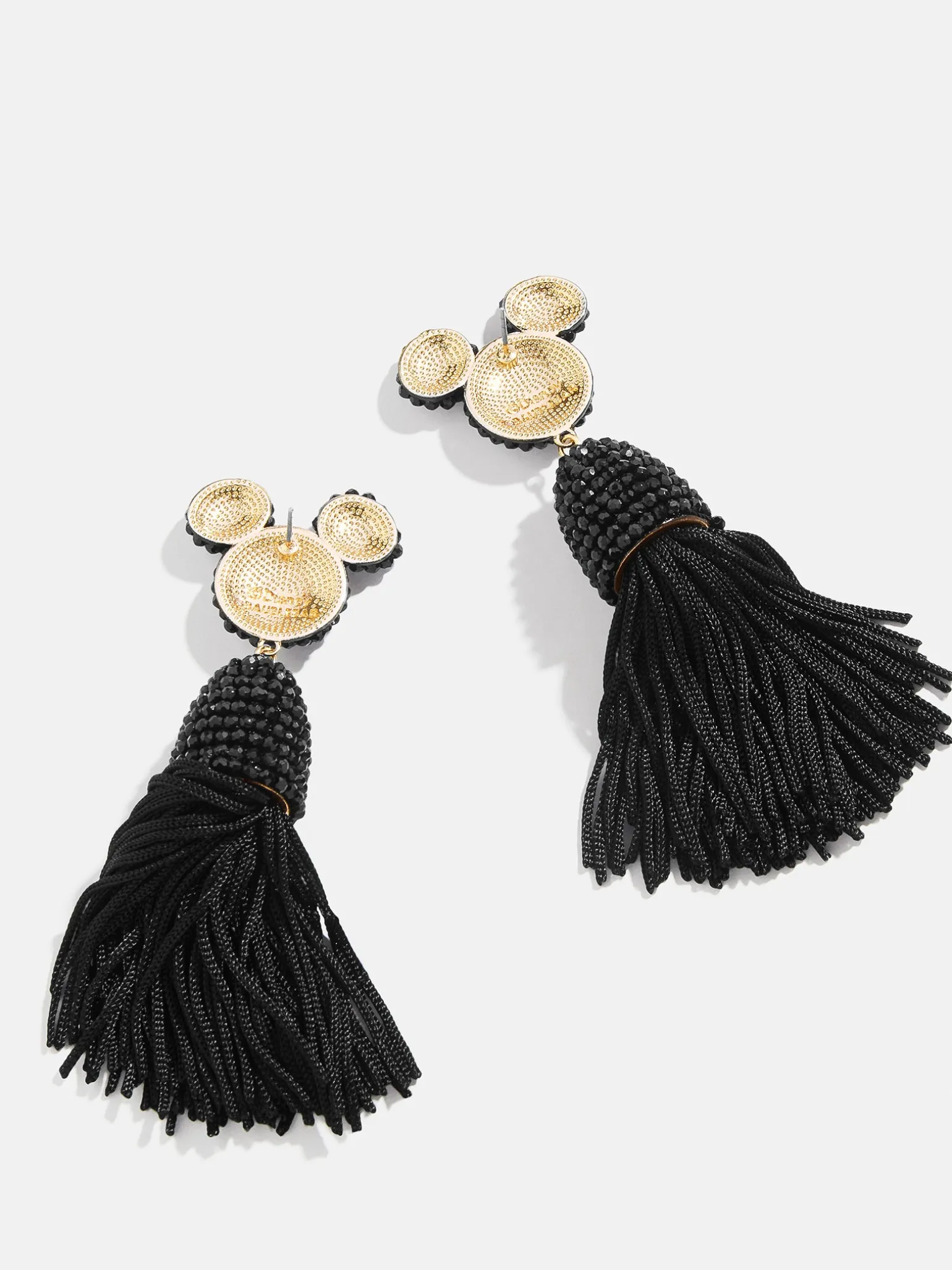 Disney Mickey Mouse Tassel Earrings - Black