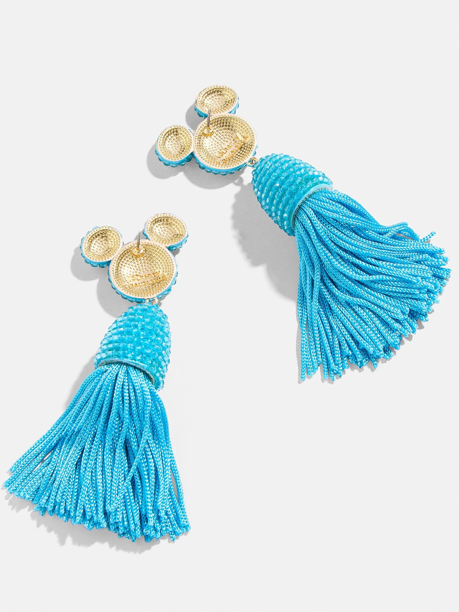 Disney Mickey Mouse Tassel Earrings - Blue