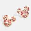 Disney Mickey Mouse Valentine's Day Earrings - Pink