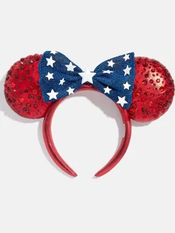 Disney Minnie Mouse Americana Ears Headband - Minnie Mouse Americana Ears
