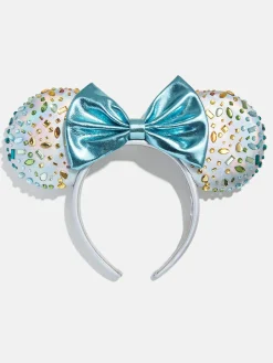 Disney Minnie Mouse Blue Iridescent Headband - Minnie Mouse Blue Iridescent Ears