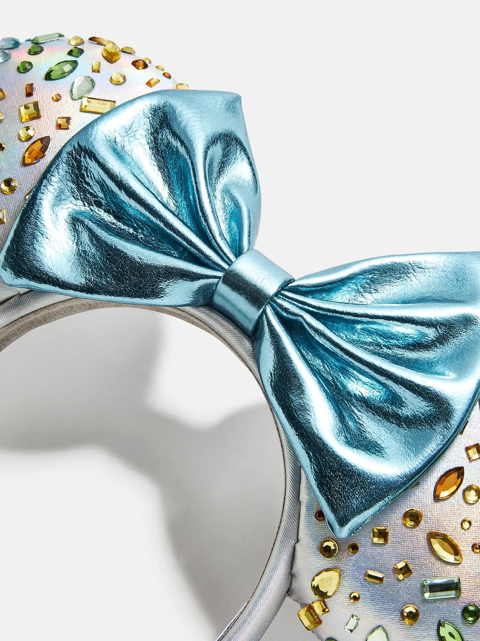 Disney Minnie Mouse Blue Iridescent Headband - Minnie Mouse Blue Iridescent Ears