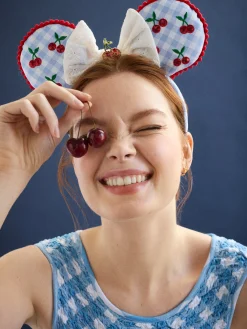 Disney Minnie Mouse Cherry Ears Headband - Minnie Mouse Cherry Ears