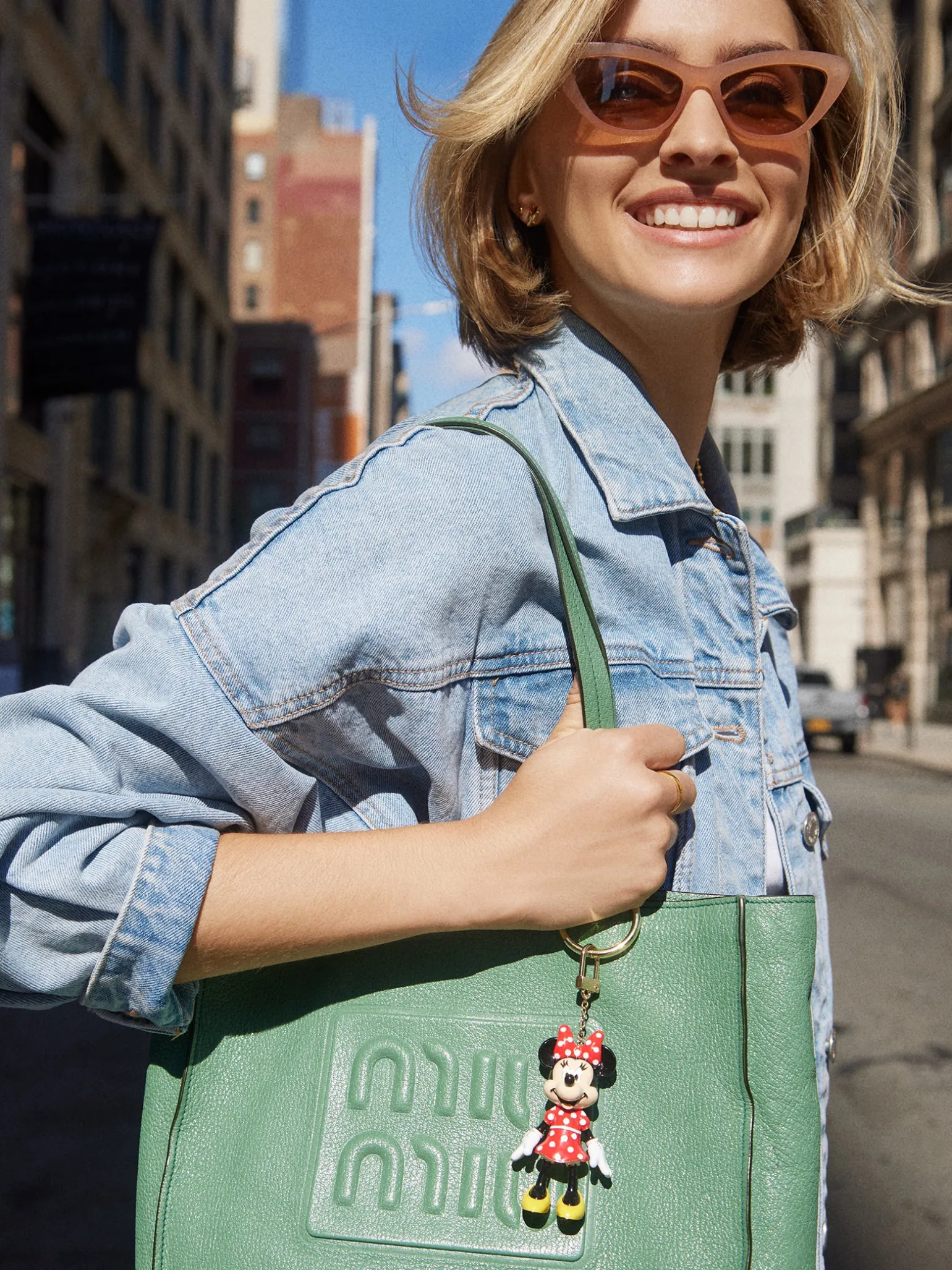 Disney Minnie Mouse Classic Enamel Bag Charm - Minnie Mouse