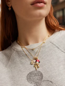 Disney Minnie Mouse Cluster Charm Necklace - Minnie Mouse
