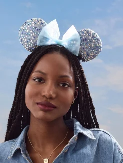 Disney Minnie Mouse Crystal Blue Ears Headband - Minnie Mouse Crystal Blue Ears