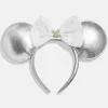 Disney Minnie Mouse Ears Silver Headband - Minnie Mouse Silver Ears