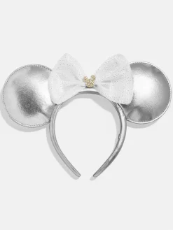 Disney Minnie Mouse Ears Silver Headband - Minnie Mouse Silver Ears