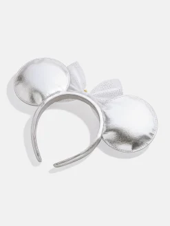 Disney Minnie Mouse Ears Silver Headband - Minnie Mouse Silver Ears