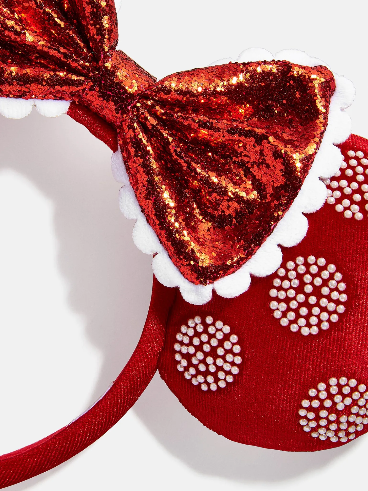 Disney Minnie Mouse Pearl Polka Dot Ears Headband - Minnie Mouse Pearl Polka Dot Ears