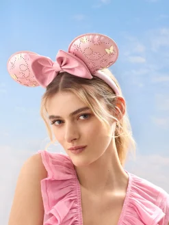 Disney Minnie Mouse Petaled Pink Headband - Minnie Mouse Petaled Pink Ears