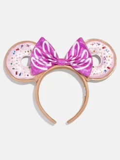 Disney Minnie Mouse Pink Donut Ears Headband - Minnie Mouse Pink Donut Ears